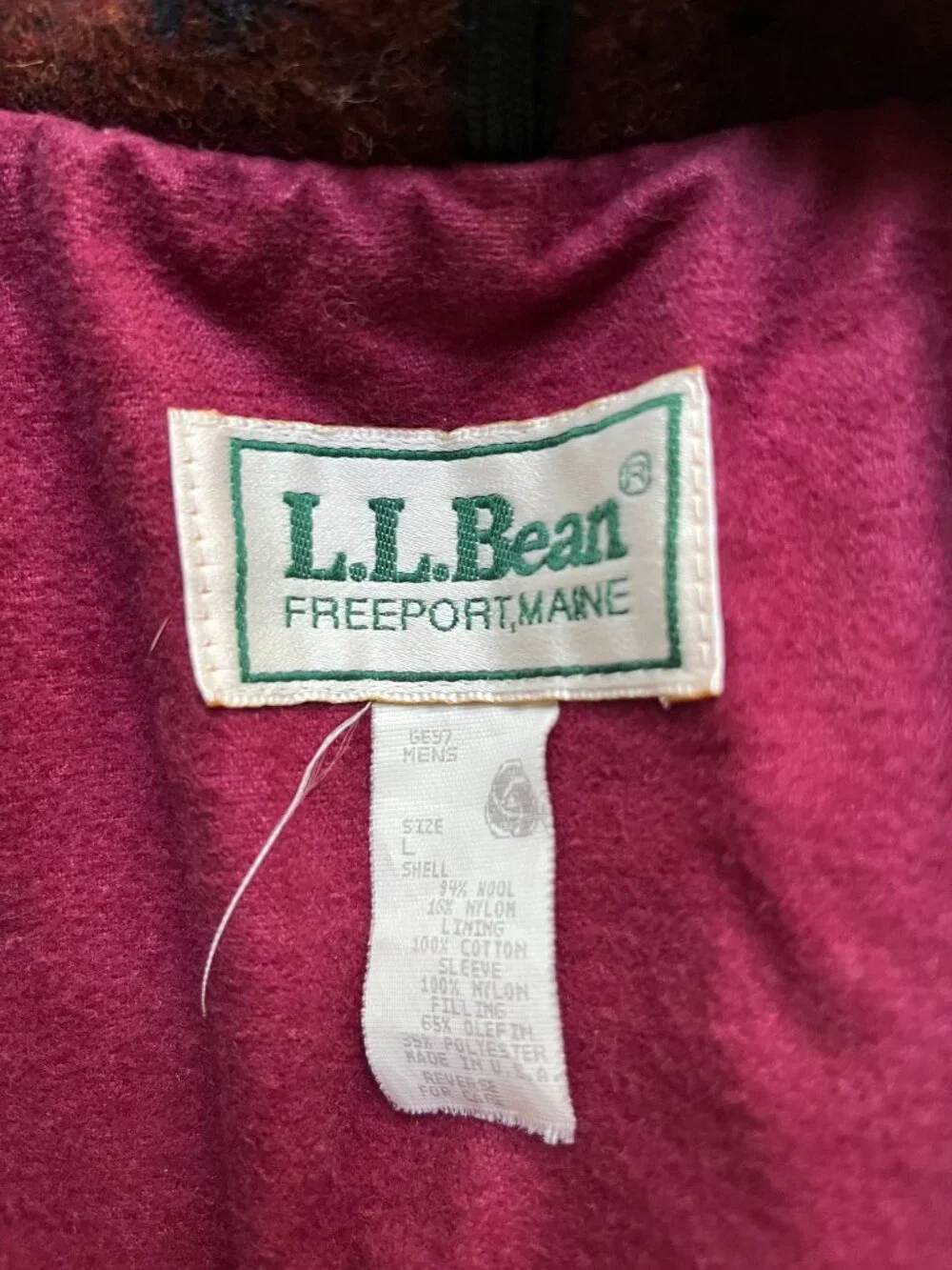 Vintage L.L.Bean Aztec Southwest Wool Jacket – Men's Large